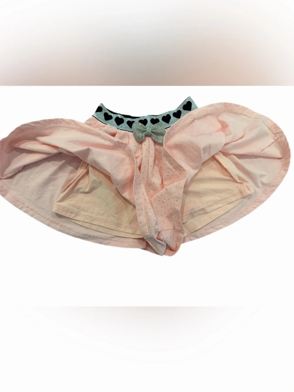 Lola + The Boys Pink Girls Matching Set with Heart Belt